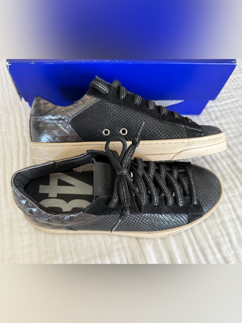 NIB P448 Jack Cheope Nero Sneakers Size 39